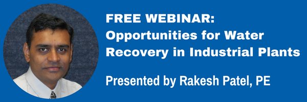 Webinar: Opportunities For Water Recovery In Industrial Plants